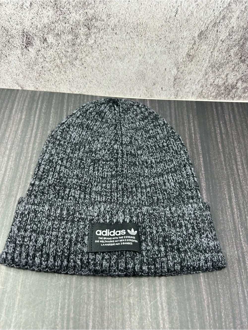 Adidas Originals Mens OSFA One Size Fits All Ribbed Beanie Retro Style